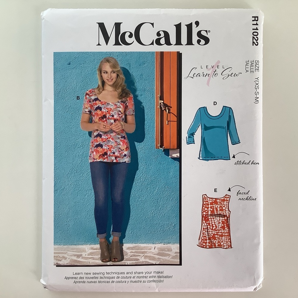 McCall’s R11022 (M7322) Sewing Pattern